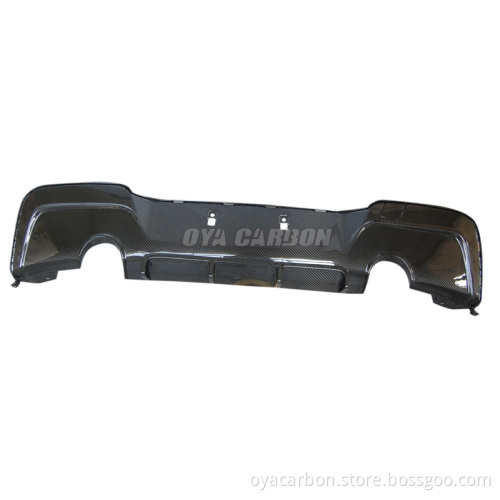 Carbon Fiber Rear Diffuser for BMW 1m Two Exhaust Pipe Style 2013